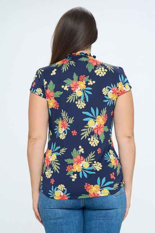 Tropical Print Tee