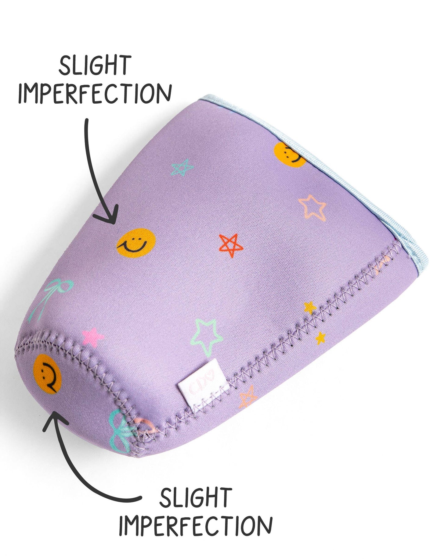 Imperfect Smiley Faces & Coquette Bows Drink Sleeve