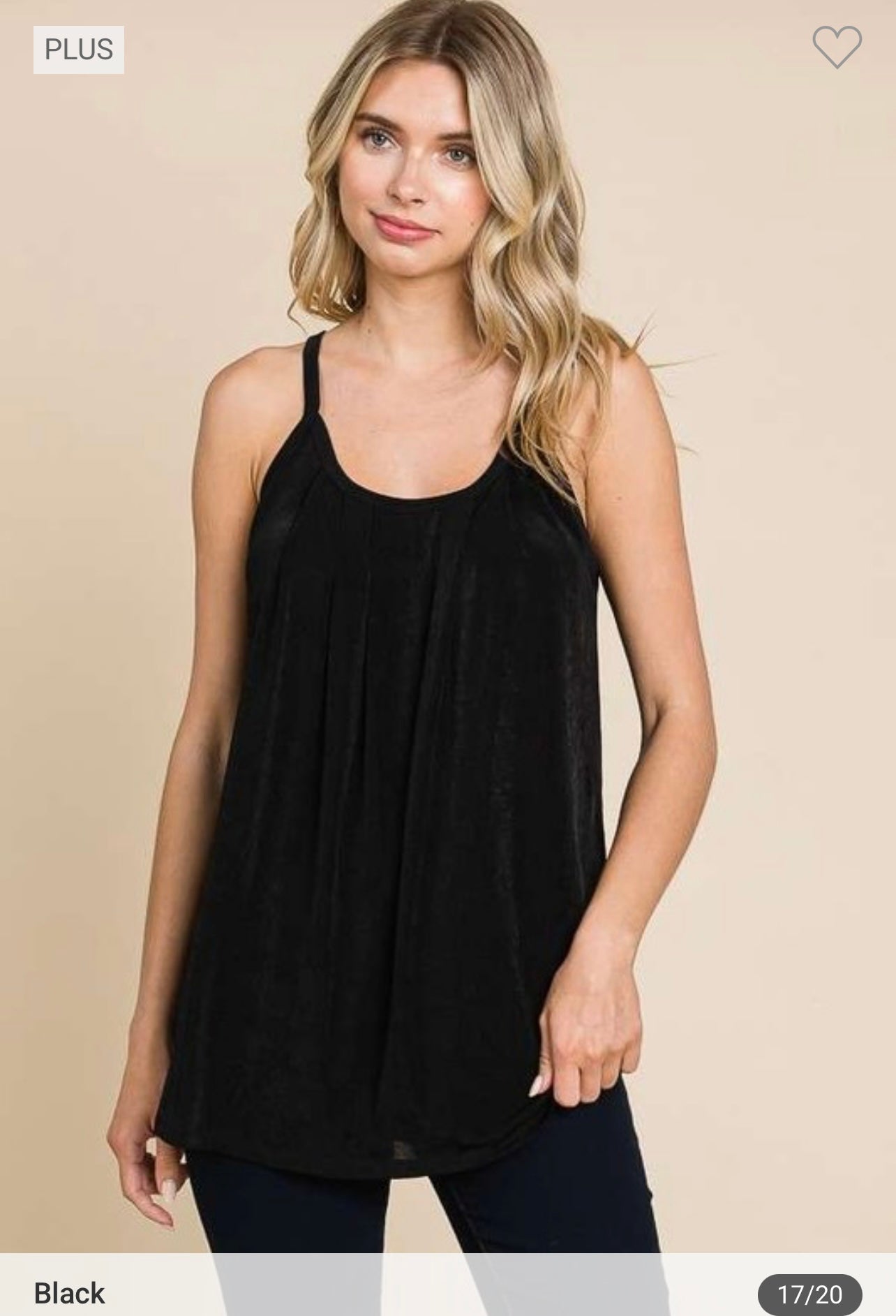 Front Pleated Cami