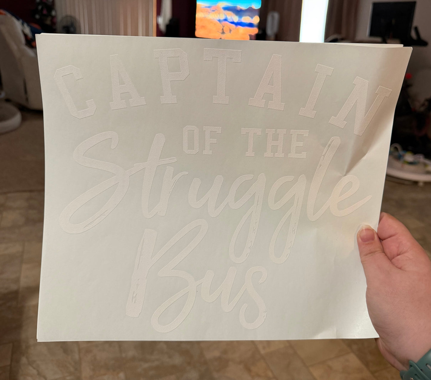 #8 Captain of the struggle bus