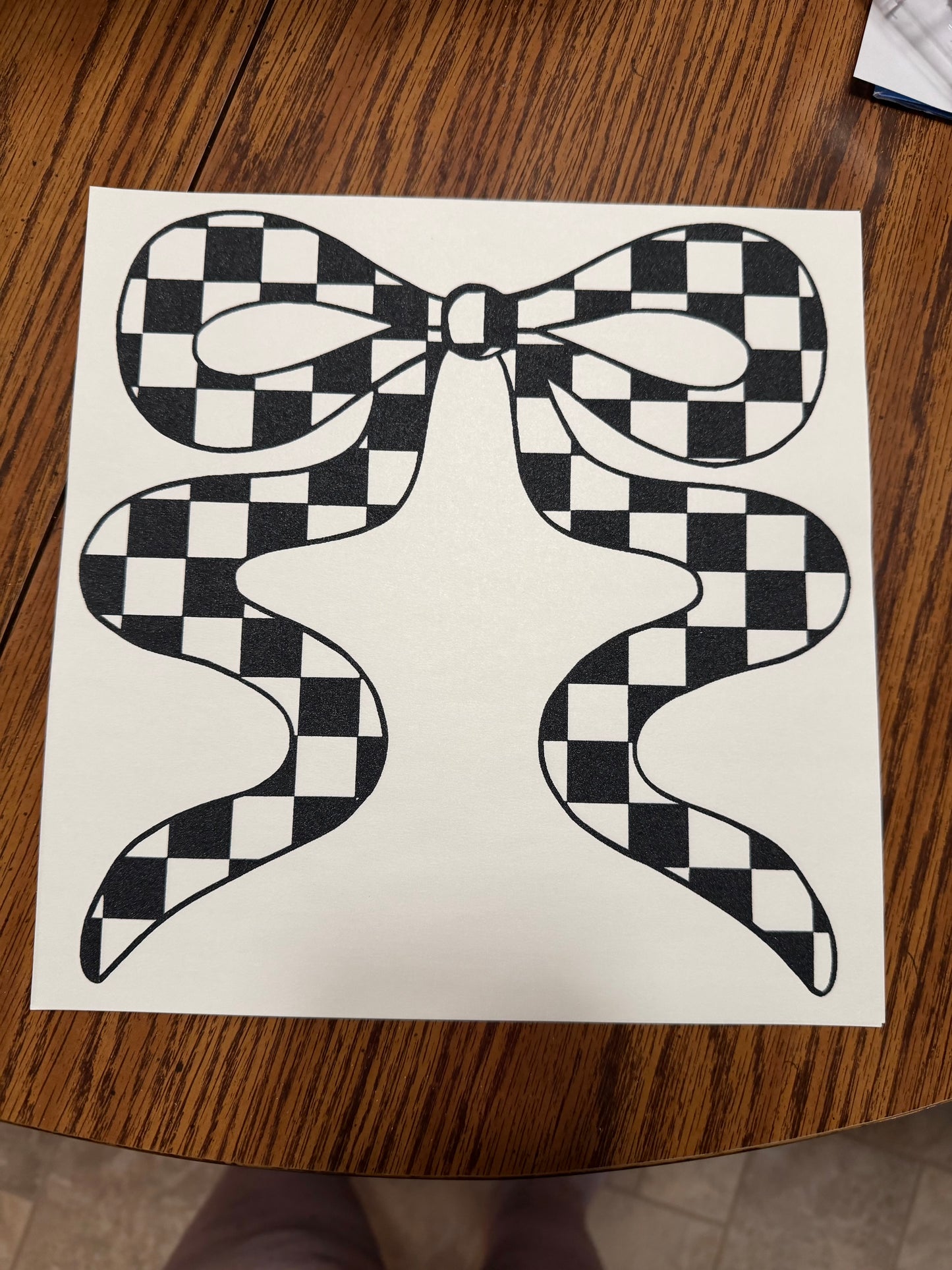#47 Checkered Bow