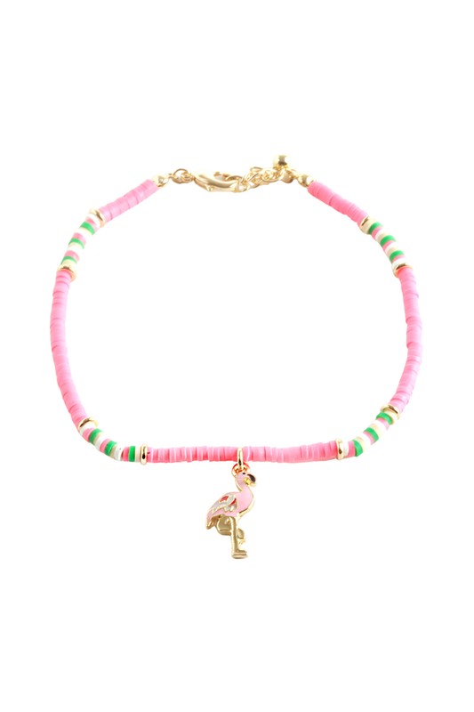 Flamingo Anklet