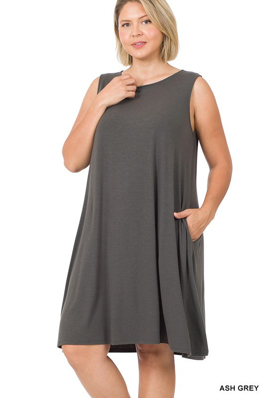 Sleeveless Flared Dress