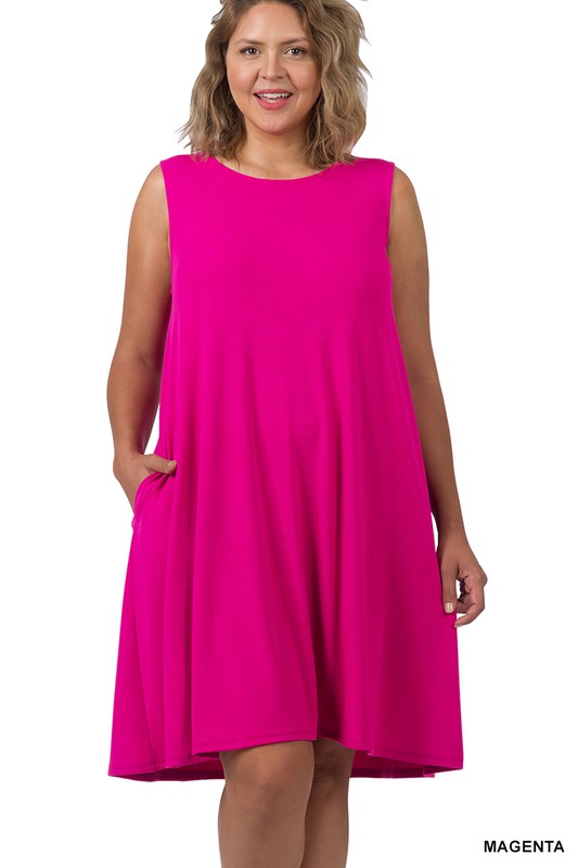 Sleeveless Flared Dress