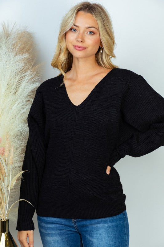 $8 Black Knit Sweater