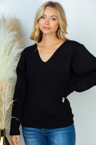 Black Knit Sweater