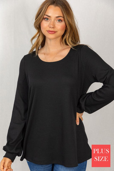 Keyhole Top - Black or Wine