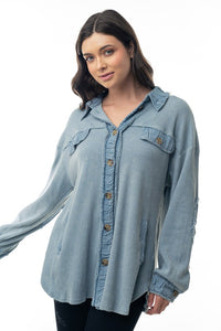 Thermal Wash Button Up Top