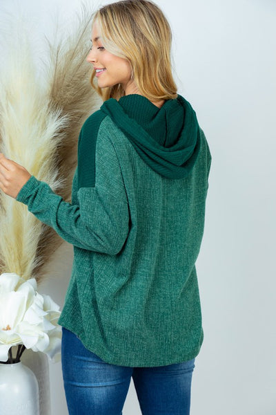 Green Keyhole Hoodie