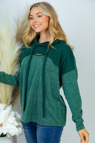 Green Keyhole Hoodie