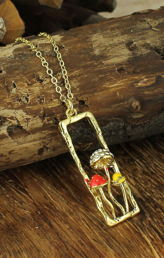 Mushroom Necklace