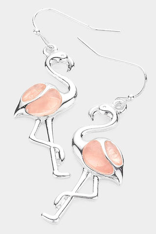 Flamingo Dangle Earring