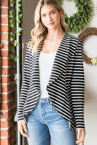 Black & White Stripped Blazer