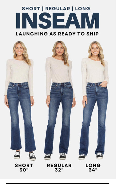 High Waist, Tummy Control Bootcut Jean