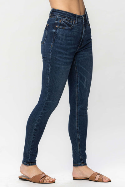 Dark Wash HW Skinny Jean