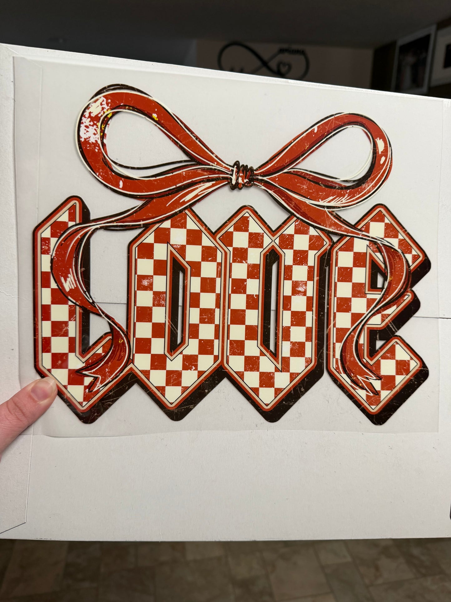 #6 Checkered Love w/ Heart Sleeve or Spine