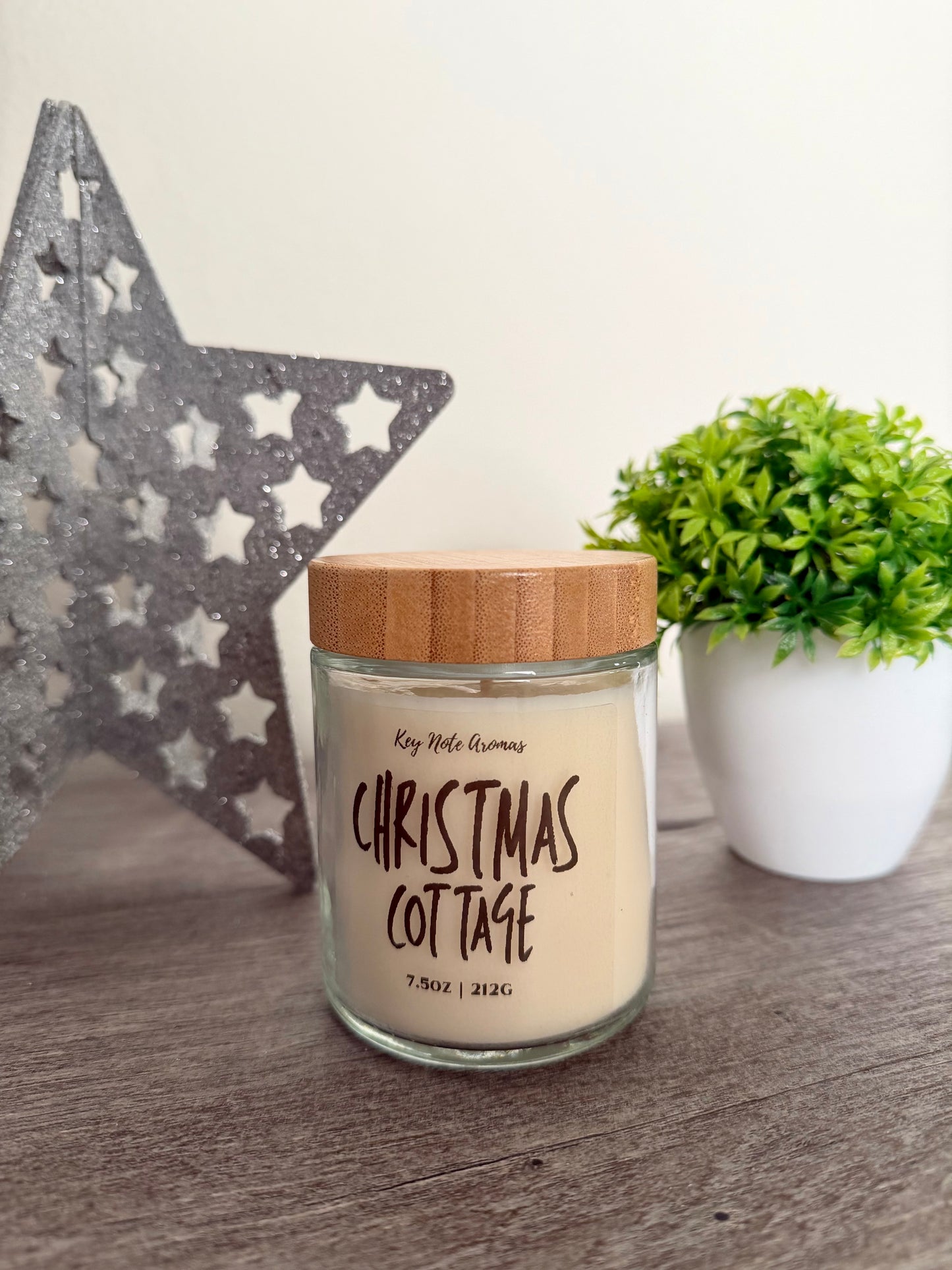 Christmas Cottage Candle