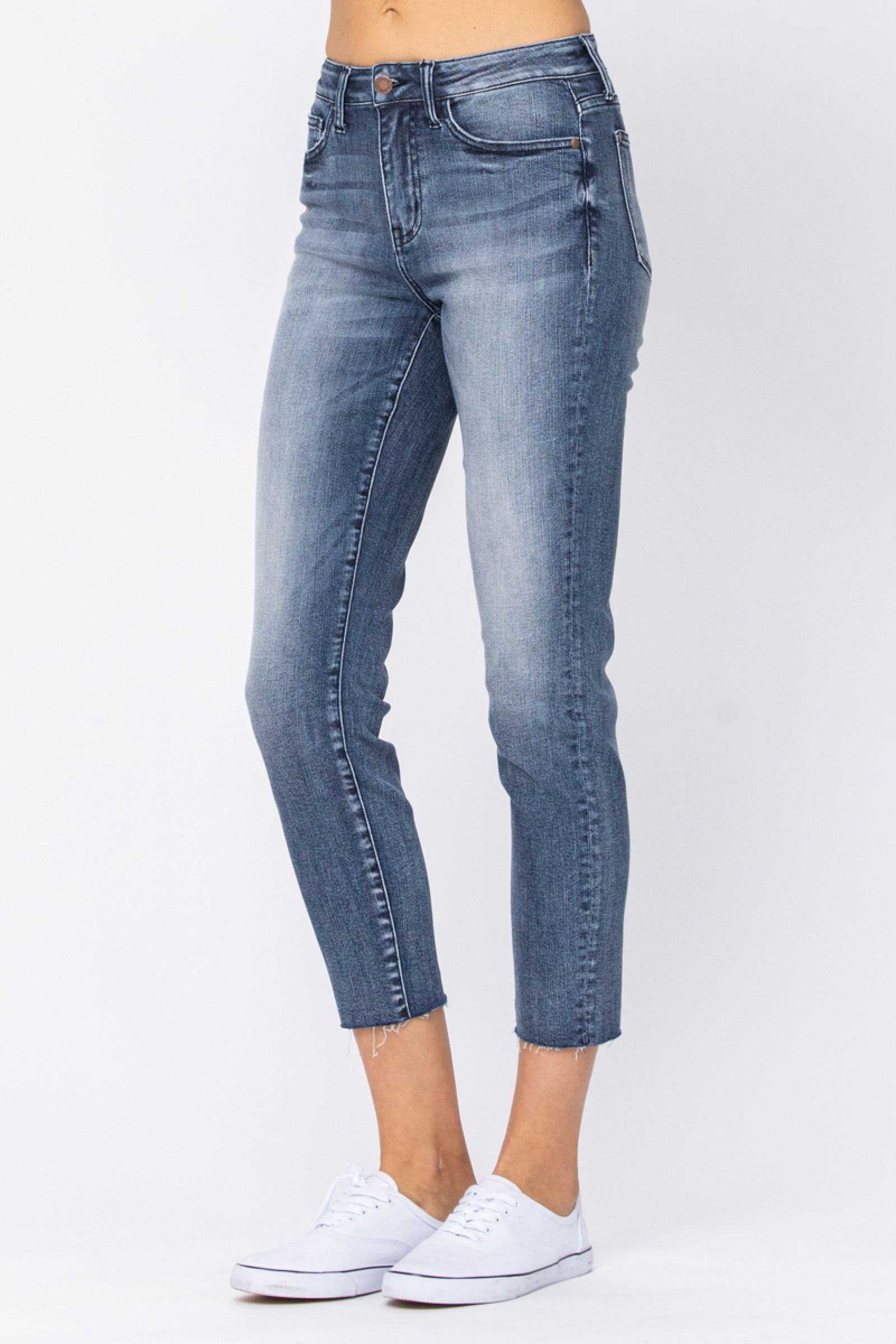 High Rise Jean Capri