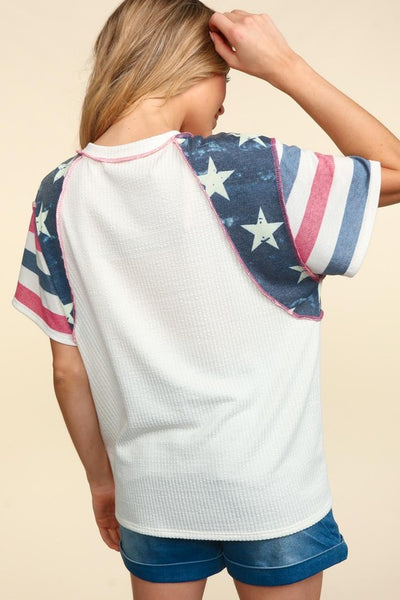 Flag Knit Top