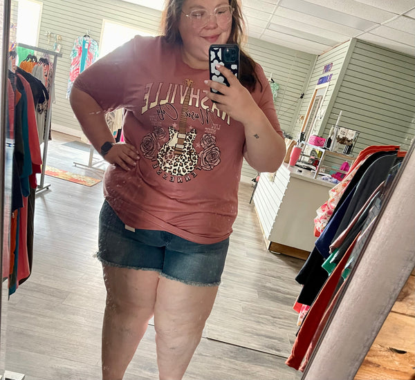 Judy Blue V High Waist Short