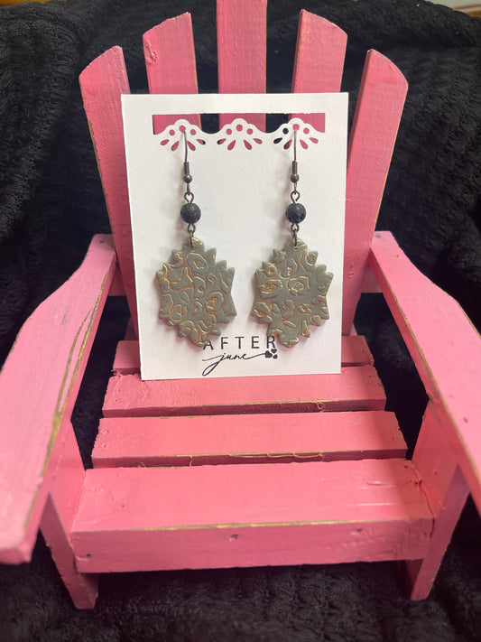 Western Cheetah Earrings