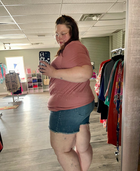 Judy Blue V High Waist Short