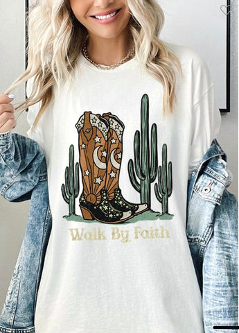Walk by Faith Graphic Tee