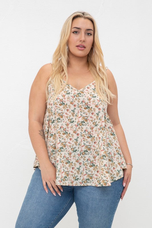 Dainty Floral Tank Top