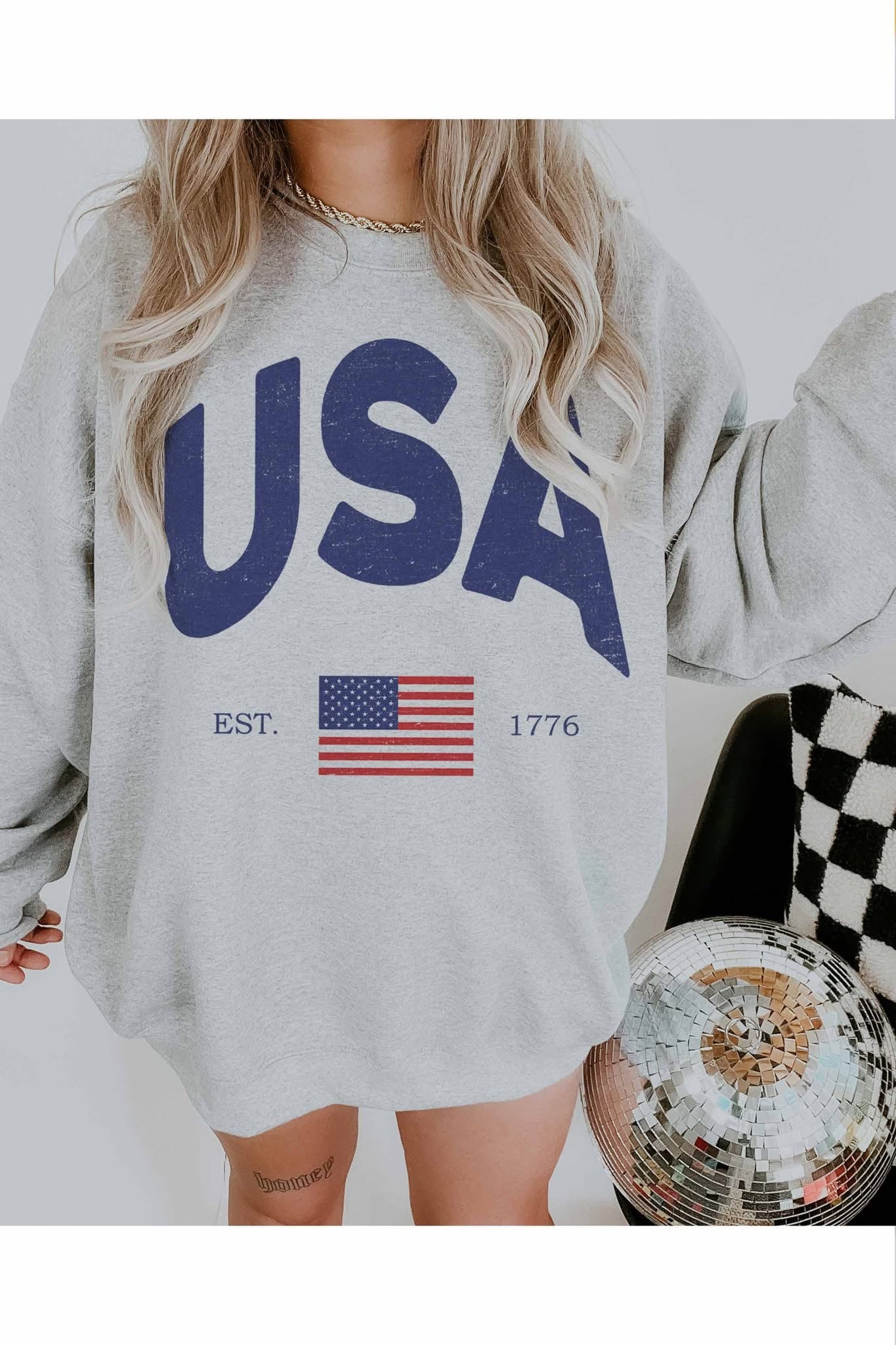 USA Crewneck Sweatshirt