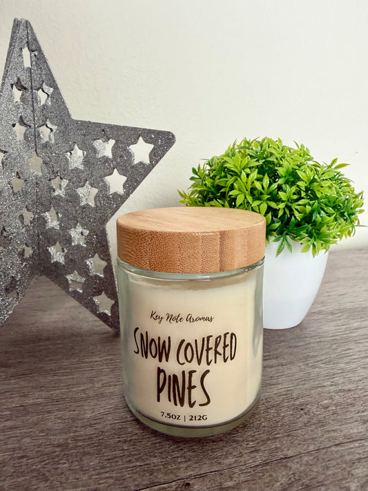 Snow Covered Pines Candle