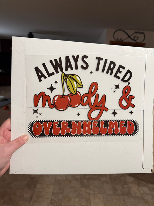 #4 Always Tired, Moody, and Overwhelmed