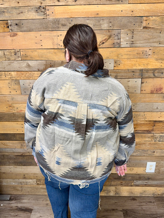 Aztec Jean Jacket