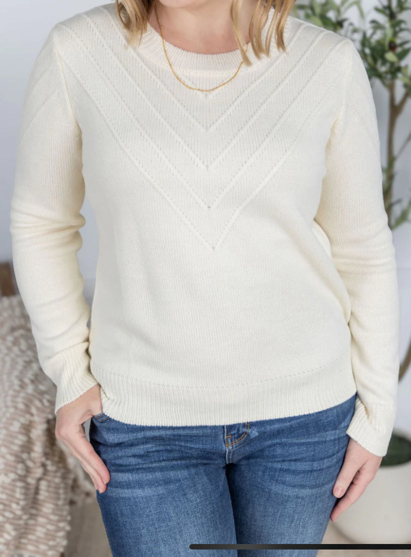 Cream Knit Sweater