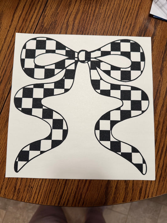 #47 Checkered Bow