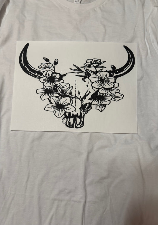 #56 Floral Skull
