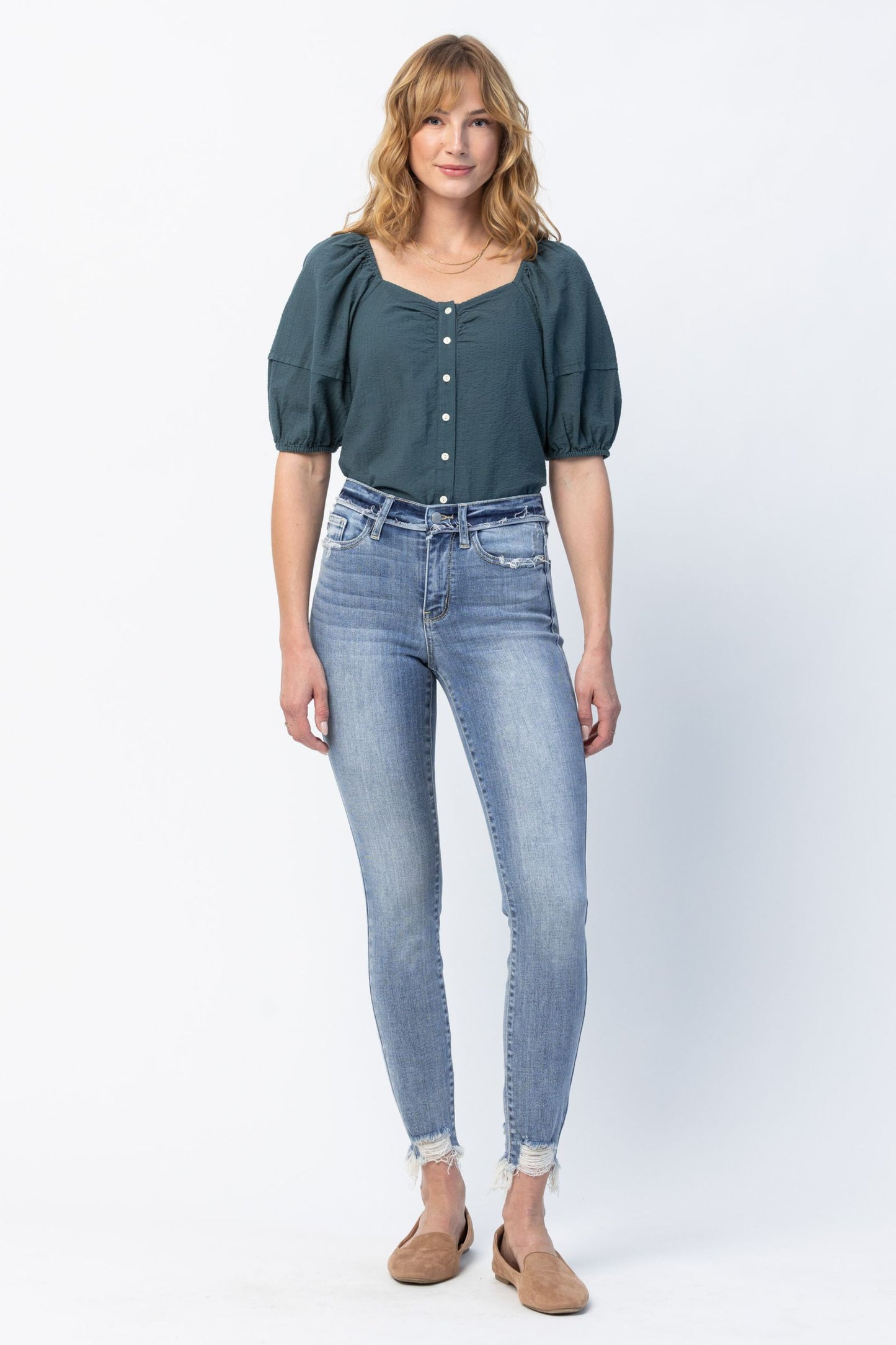Mid Rise Skinny - Light Wash