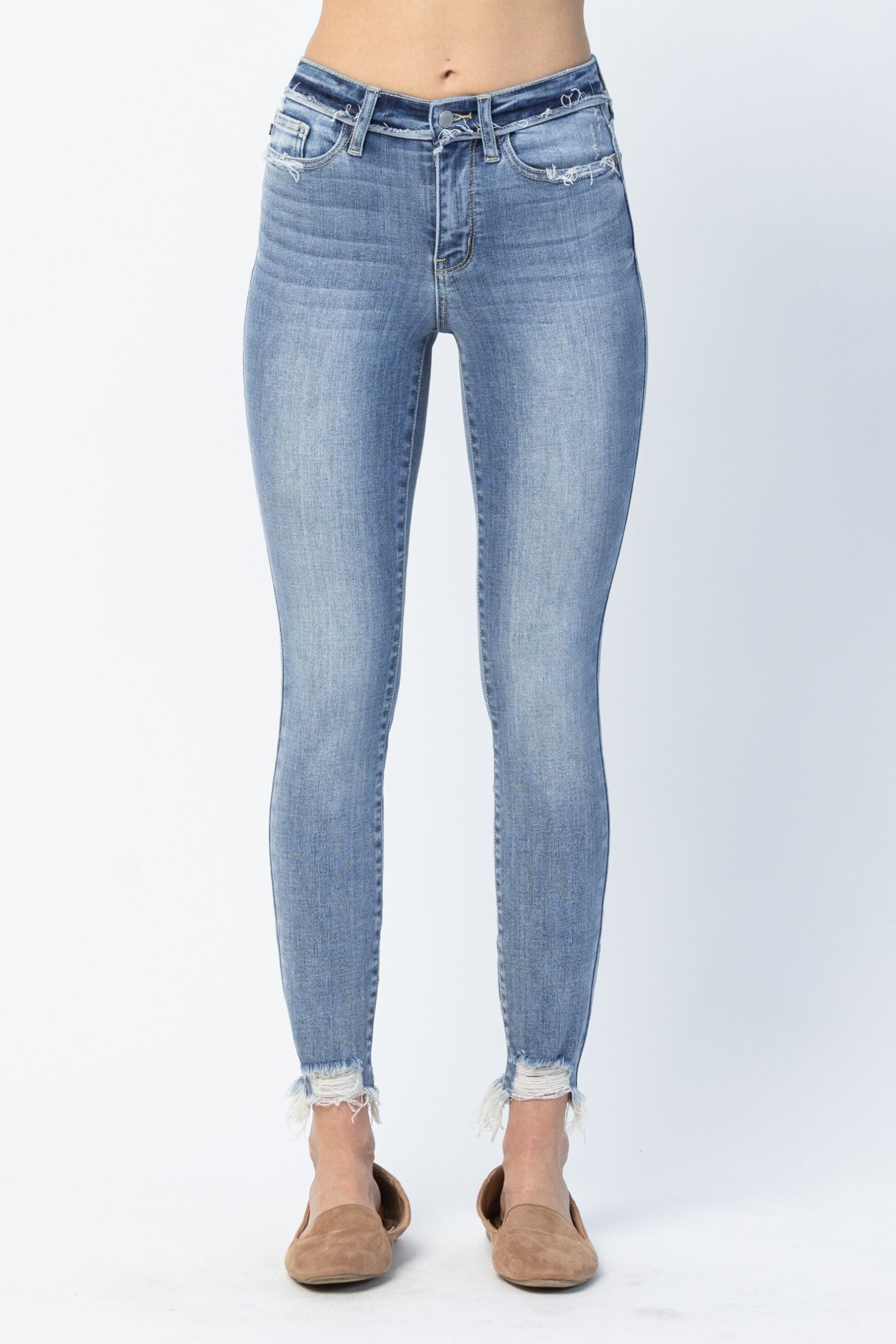 Mid Rise Skinny - Light Wash