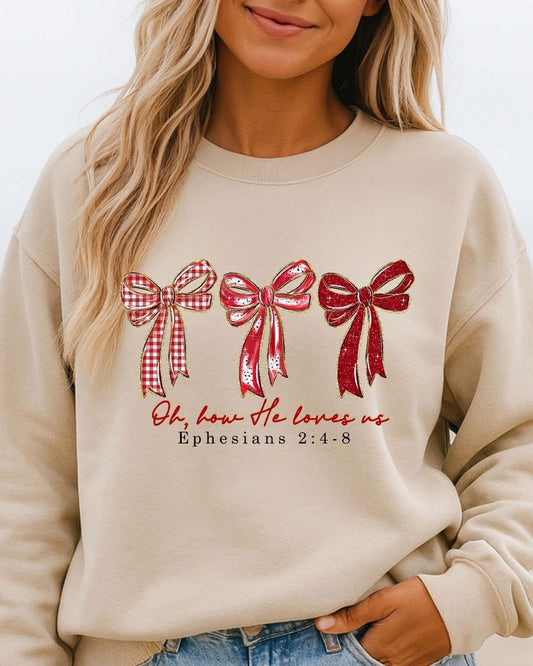 Oh How He Loves Us Crewneck