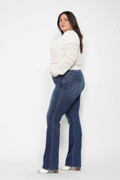 High Waist, Tummy Control Bootcut Jean