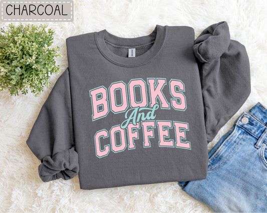 Books and Coffee Graphic