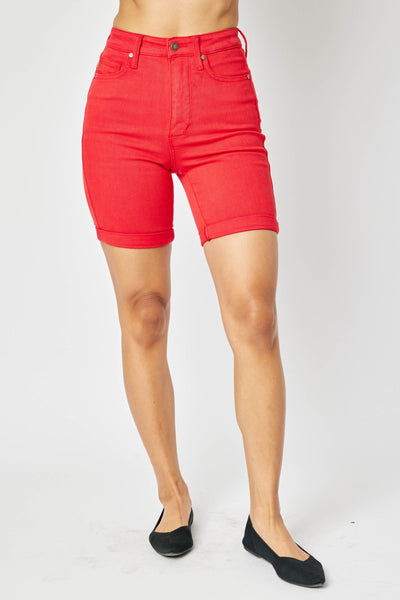 Red Bermuda Shorts JB