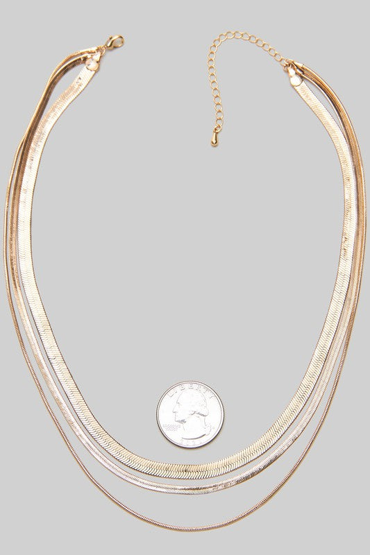Layered Snake Necklace