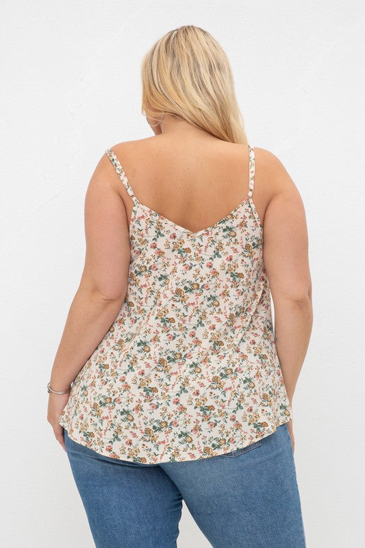 Dainty Floral Tank Top