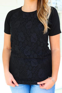 Juliet Lace Front Tee