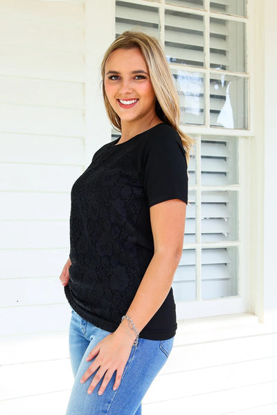 Juliet Lace Front Tee