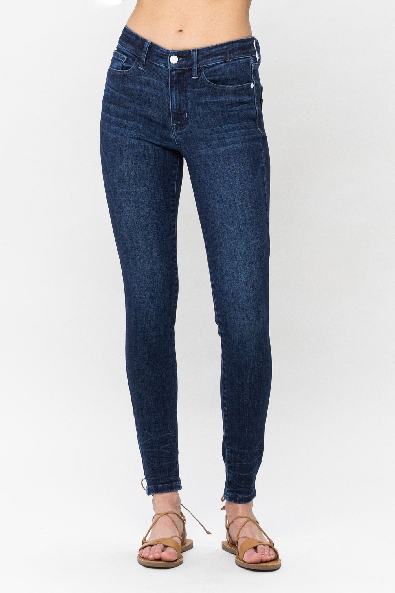 Mid-Rise, Skinny Fit Jeans