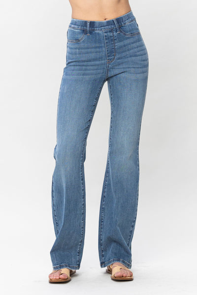 Slim Bootcut, Pull on Jeans