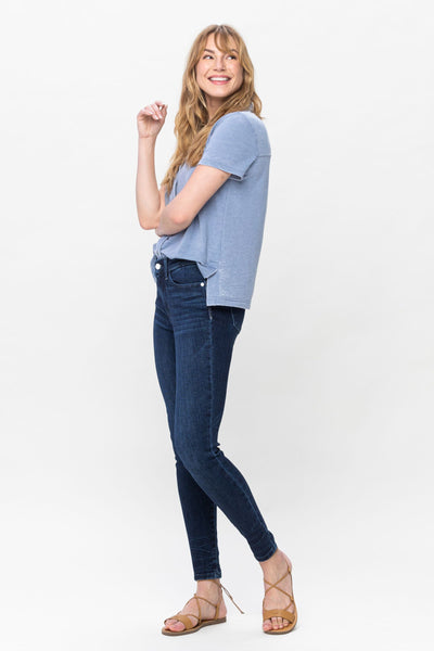 Mid-Rise, Skinny Fit Jeans