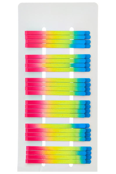 Rainbow Hair Pins