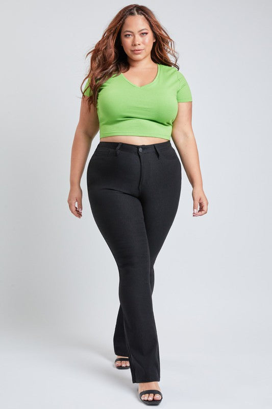 Hyperstretch Basic High-Rise Flare